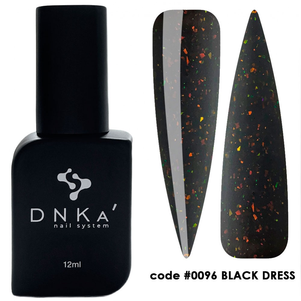 DNKa Cover Base 12 ml no.0096 Black Dress