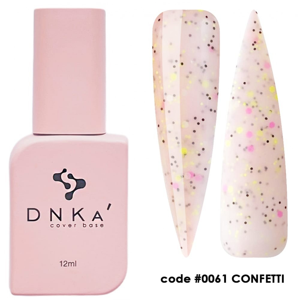 DNKa Cover Base 12 ml no.0061 Confetti