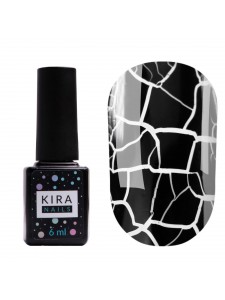 Gel polish Crack Effect Black 6 ml Kira Nails