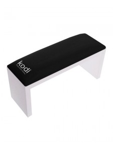 Armrest for manicure on white legs Black Kodi professional