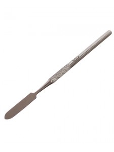 Cosmetic spatula one-sided, color: silver р:1*3,8 Kodi professional