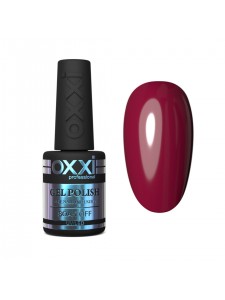 Gel polish OXXI 10 ml 005 (very dark red)