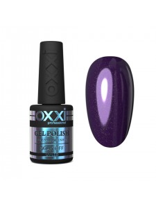 Gel polish OXXI 10 ml 045 gel (dark purple with golden microblase)