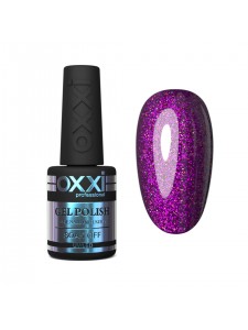 Gel polish OXXI 10 ml 090 gel (dark pink with very small sequins)