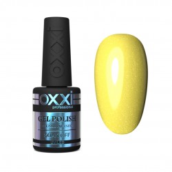 Gel polish OXXI 10 ml 093 gel (yellow with barely noticeable sequins)