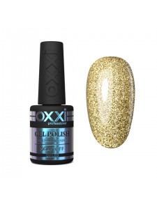 Gel polish OXXI 10 ml 094 (golden with holographic sequins)