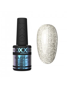 Gel polish OXXI 10 ml 095 gel (saturated silver sequins)
