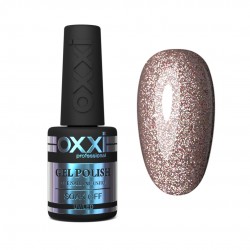 Gel polish OXXI 10 ml 096 gel (light beige with rich fine sequins)