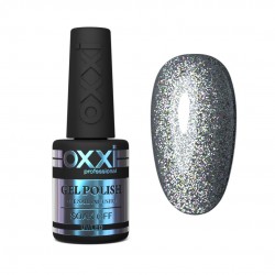 Gel polish OXXI 10 ml 251 (silver with holographic sequins)