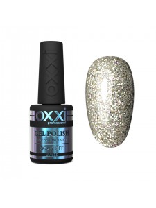 Gel polish Oxxi 10 ml STAR GEL 003 silver with sequins and mica