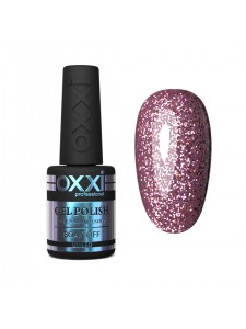 Gel polish Oxxi 10 ml STAR GEL 011 peach-pink with sequins