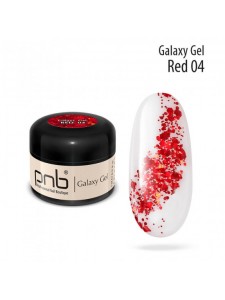 Galaxy Gel 04 Red glitter 5 мл         