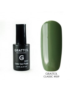 059 Grattol Gel Polish Green Gray 9 ml