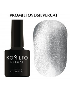 Gel polish Komilfo 9D Cat eye Silver 8 ml