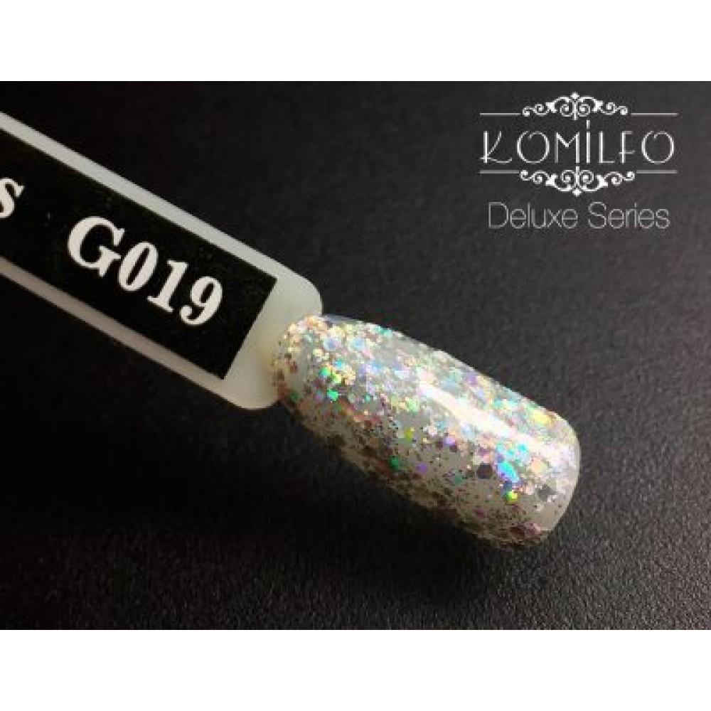 Gel polish G019 8 ml Komilfo Glitter