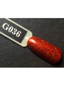 Gel polish G036 8 ml Komilfo Glitter