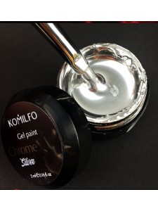 Komilfo Gel Paint Chrome Silver 5 ml
