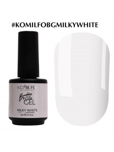 Komilfo Bottle Gel Milky White 15 ml with brush