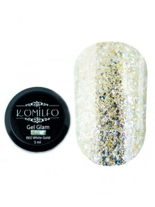 Komilfo Glam Gel 002 White Gold 5 ml