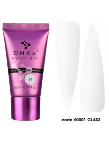 Acryl Gel DNKa 30 ml no.0001 Glass (tube)
