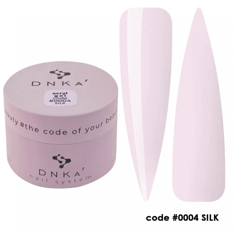 Аcryl Gel DNKa 30 ml no.0004 Silk (jar)