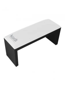 Armrest for manicure on black legs White Kodi professional