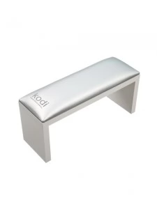 Armrest for manicure on white legs Silver Kodi professional