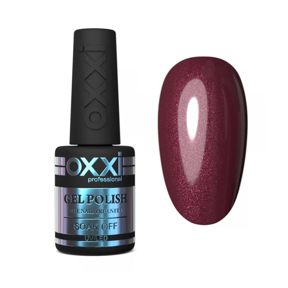 Gel polish OXXI 10 ml 082 gel (burgundy with microblase)