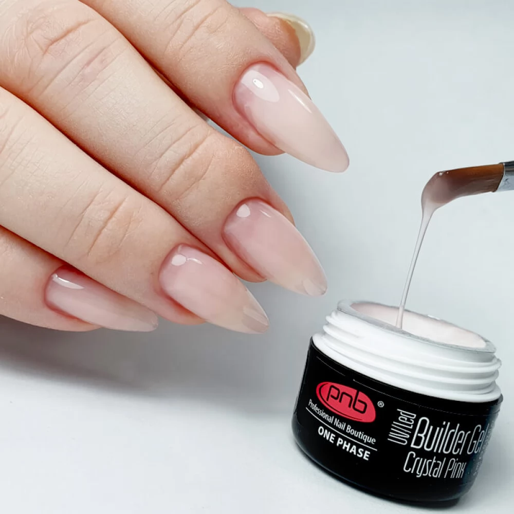 One Step Builder Gel Crystal Pink 15 ml