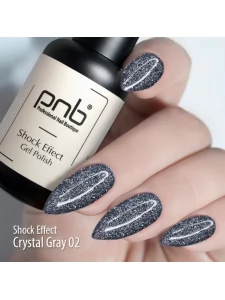  Gel Polish SHOCK EFFECT 02 Crystal PNB 8 ml 