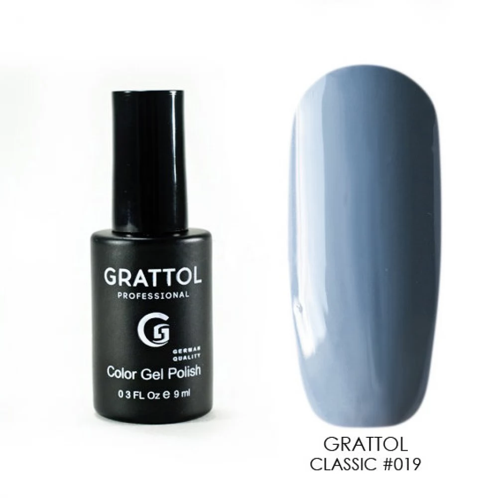 019 Grattol Gel Polish Pastel Grаy 9 ml