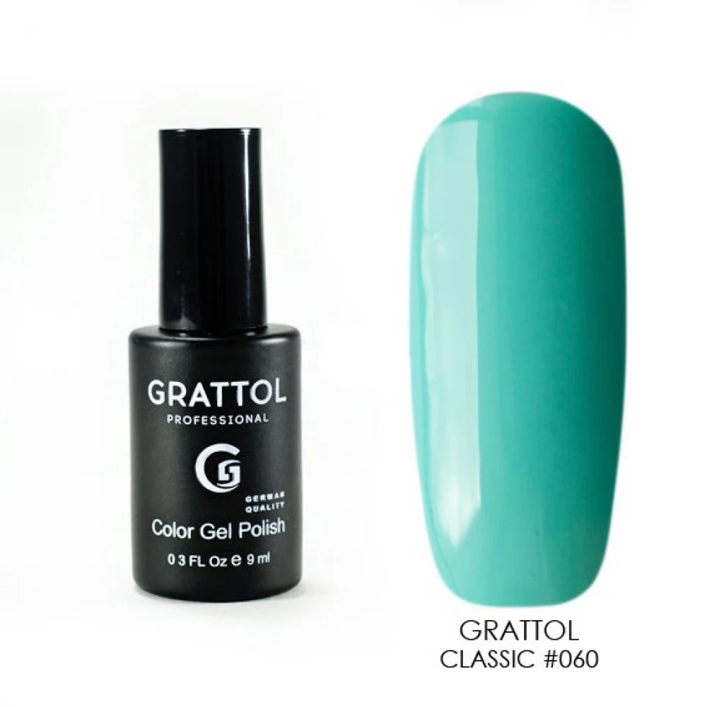 060 Grattol Gel Polish Turquoise 9 ml