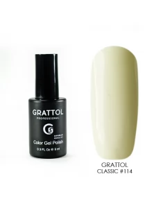 114 Grattol Gel Polish Pale Yellow 9 ml