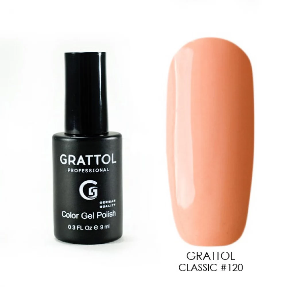 120 Grattol Gel Polish Sunny Orange 9 ml