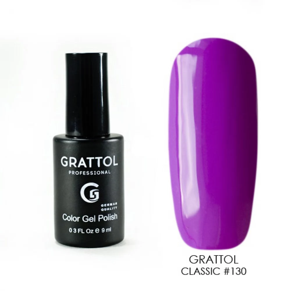 130 Grattol Gel Polish Dark Fuchsia 9 ml