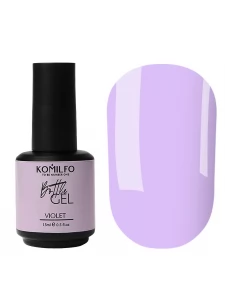 Komilfo Bottle Gel Violet 15 ml with brush