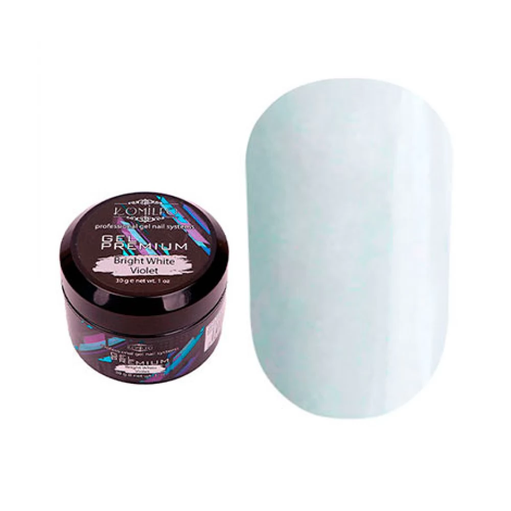 Komilfo Gel Premium Bright White Violet 30 gr