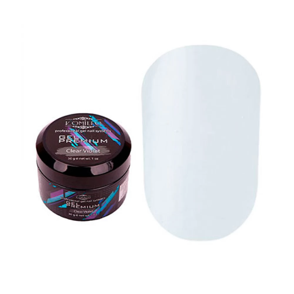 Komilfo Gel Premium Clear Violet 30 gr