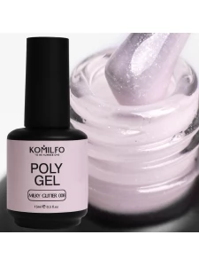 Komilfo PolyGel 008 Milky Glitter 15 ml