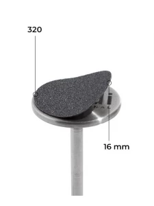 Refill set 16 mm black 50 pcs. 320 grit