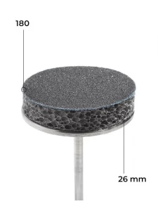 Buff refill set 26 mm black, 50 pcs. 180 grit