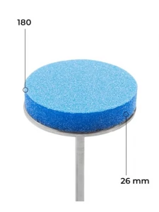 Buff refill set 26 mm blue, 50 pcs. 180 grit