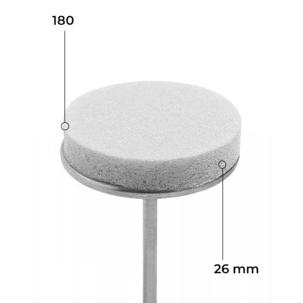 Buff refill set 26 mm gray, 50 pcs. 180 grit