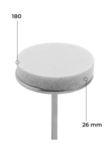 Buff refill set 26 mm gray, 50 pcs. 180 grit
