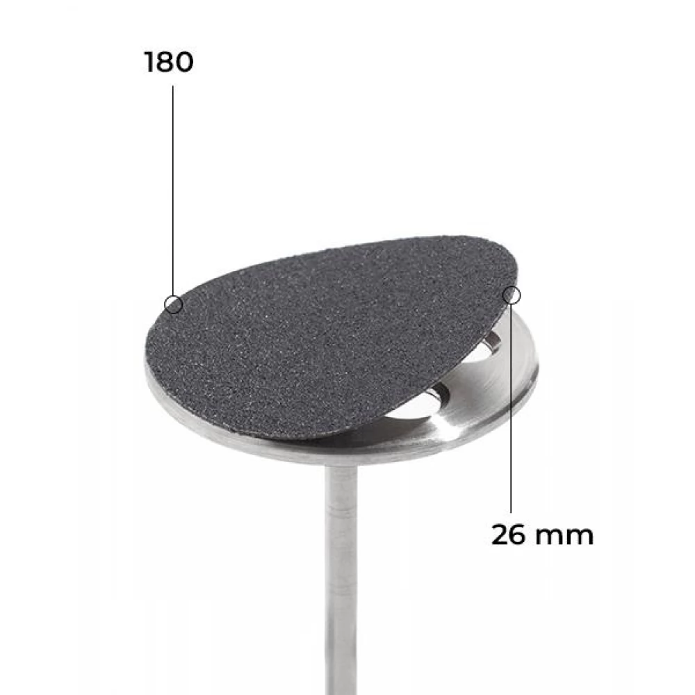 Refill set 26 mm black 50 pcs. 180 grit