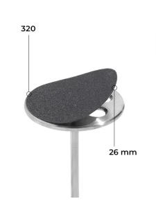 Refill set 26 mm black 50 pcs. 320 grit