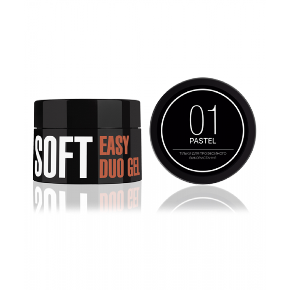 Acryl gel  Easy Duo Gel Soft Pastel 01 20 g Kodi professional