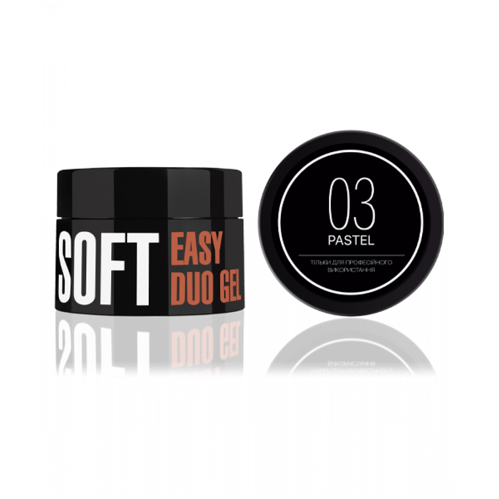 Acryl gel  Easy Duo Gel Soft Pastel 03 20 g Kodi professional
