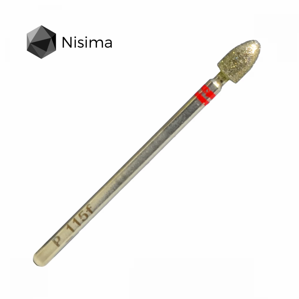 Drill bit Rounded cone 4mm red P_115fK