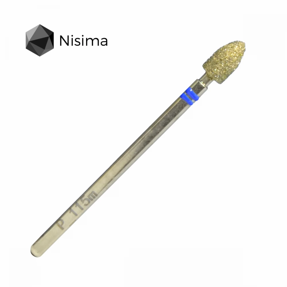 Drill bit Rounded cone 4 mm blue P_115mK